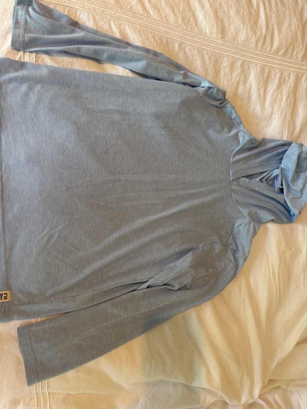 Fair Harbor Light Blue Hoodie Pullover